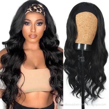 Synthetic Hair Wigs Body Wave Headband Wig Head Band Synthetic water wave Wig Synthetic Hair For Black Women